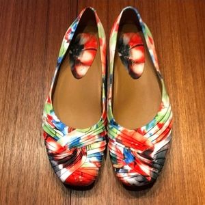 Earthies Colorful Vanya Flats